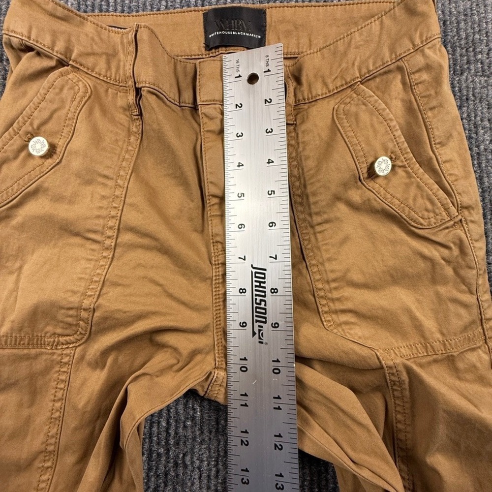 White House Black Market Slim Ankle Pret A Jet High Rise Utility Pants Size 6 - Picture 9 of 13